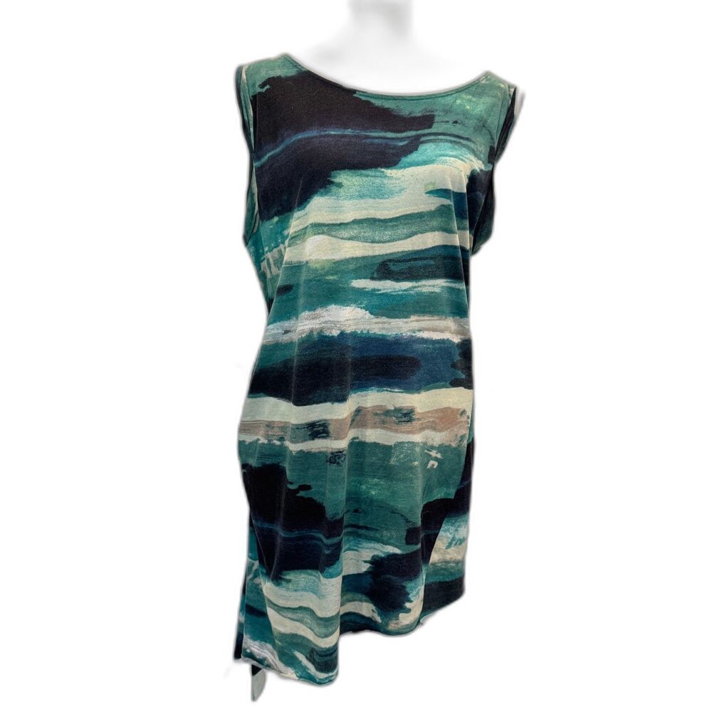 Grey State abstract sleeveless mini dress, sz 4